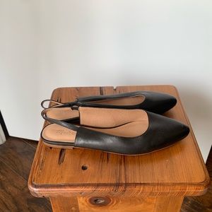 Madewell slingback black flats